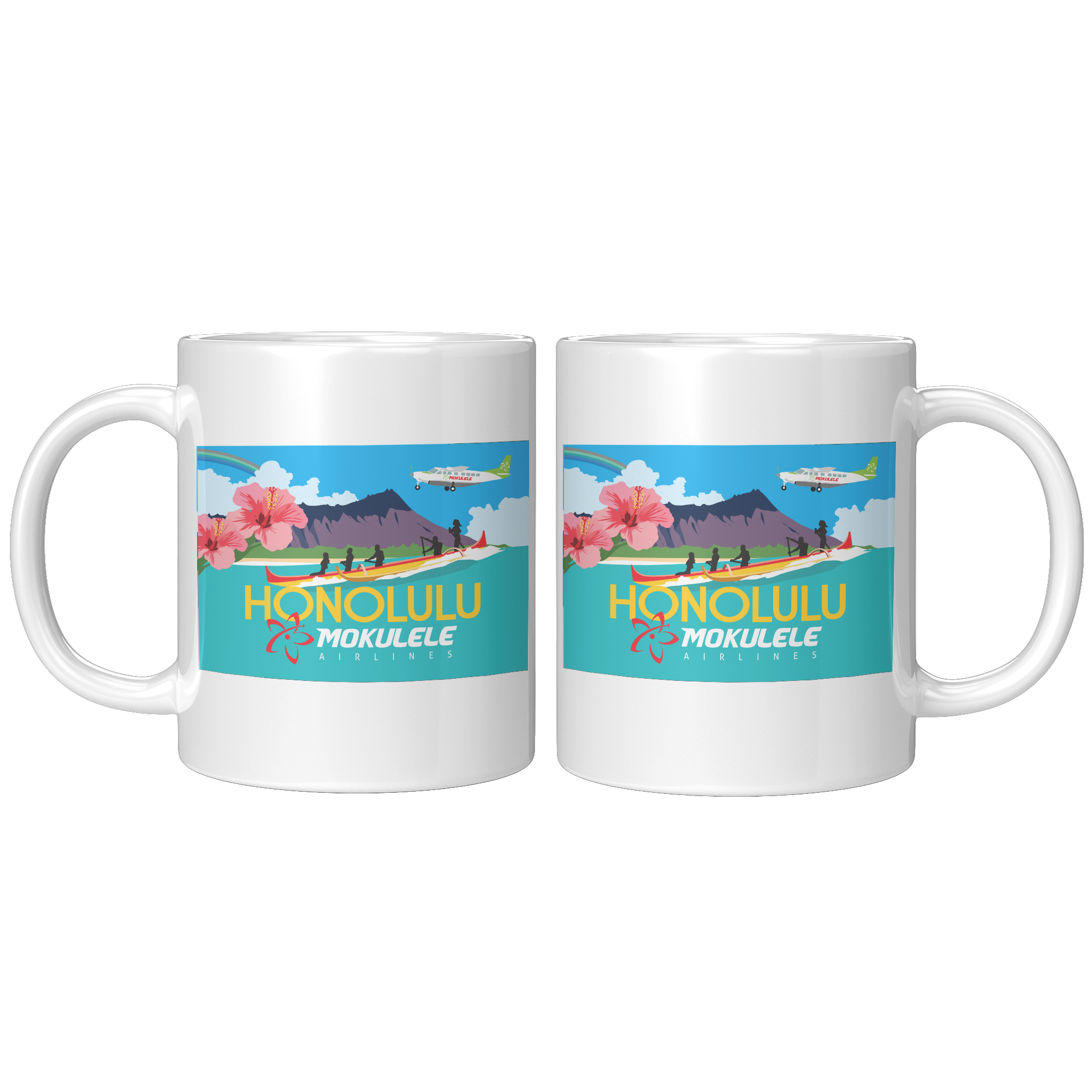 Mokulele_Airlines_Coffee_Mug_Featuring_H_11oz_White_FrontBack_Mockup.png