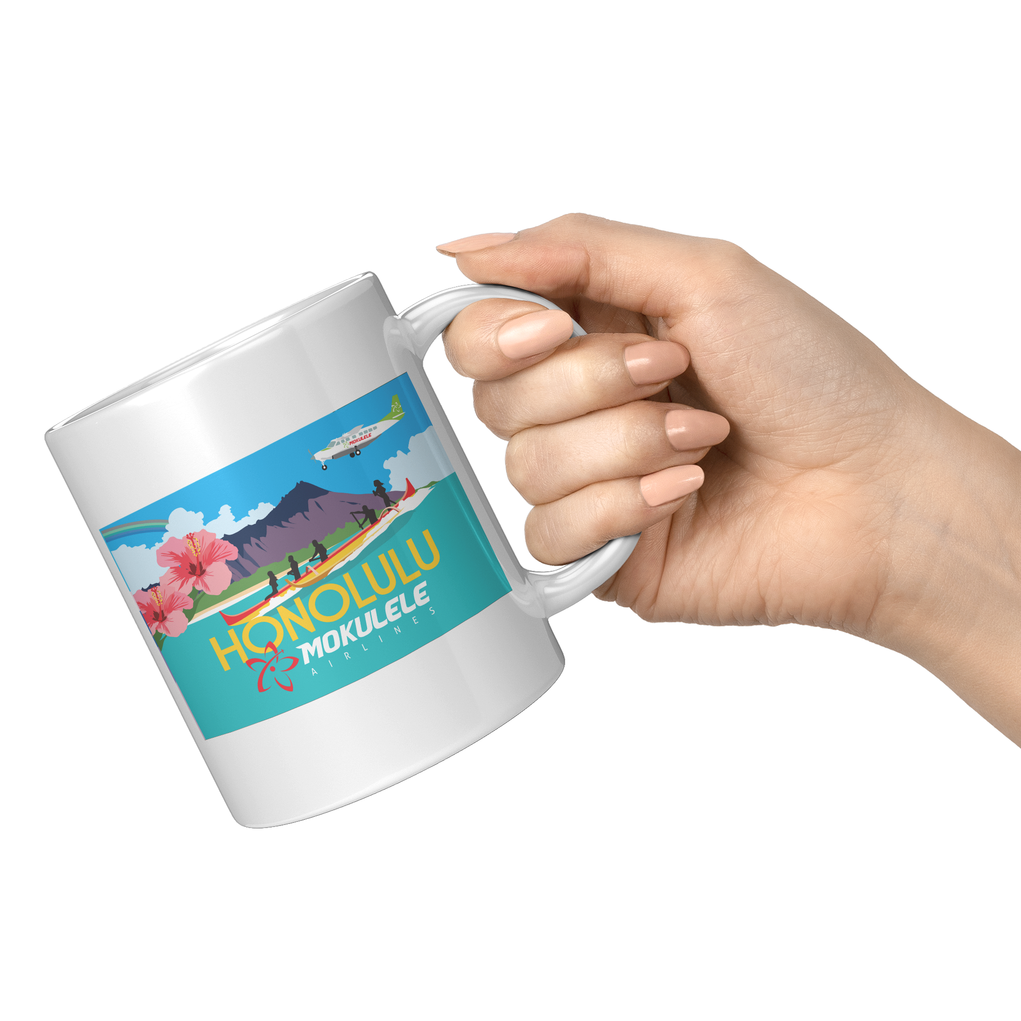 Mokulele_Airlines_Coffee_Mug_Featuring_H_11oz_White_RH_Model_Mockup.png
