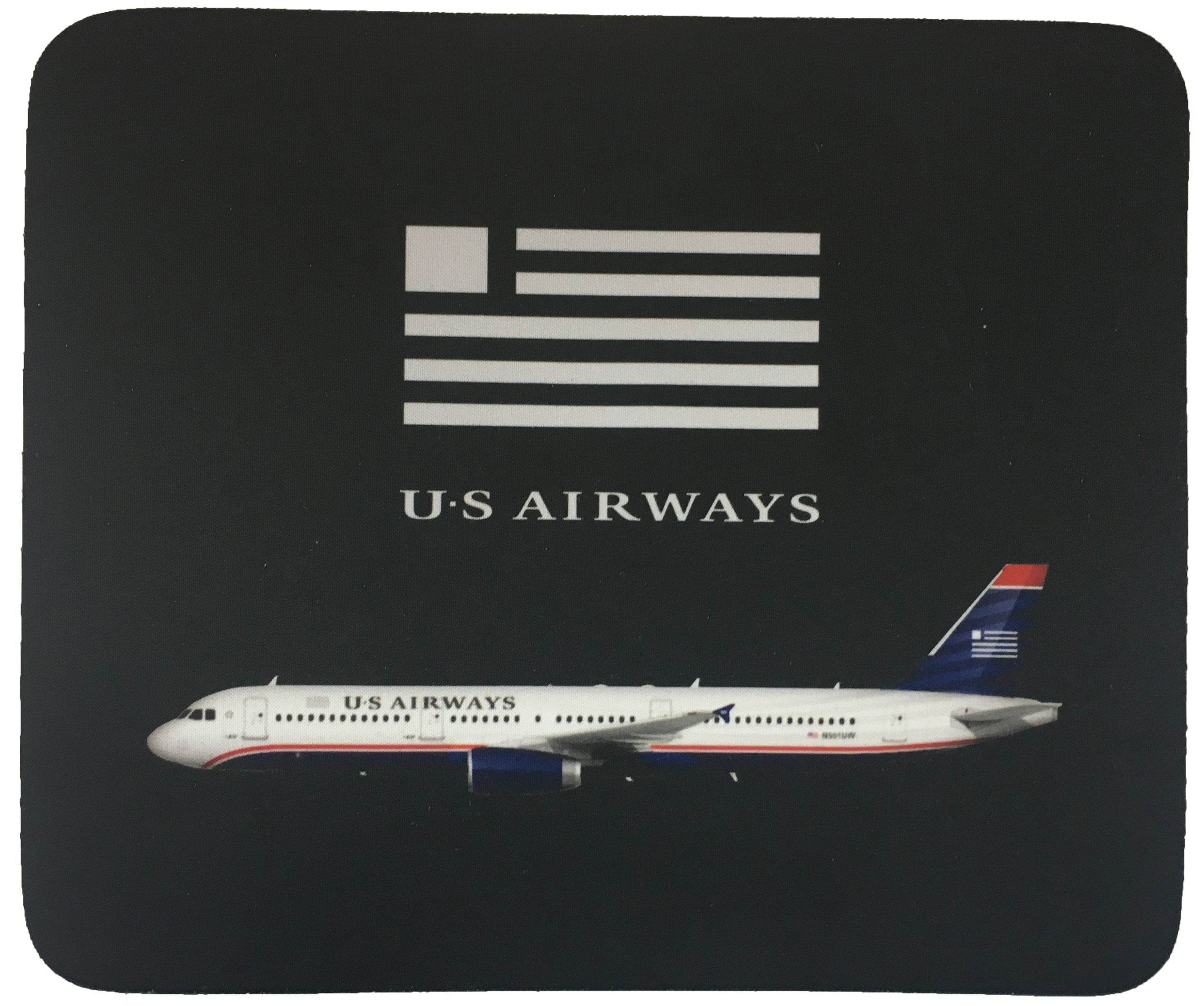 US Airways Flag Mousepad - WHT/GRY/BLU