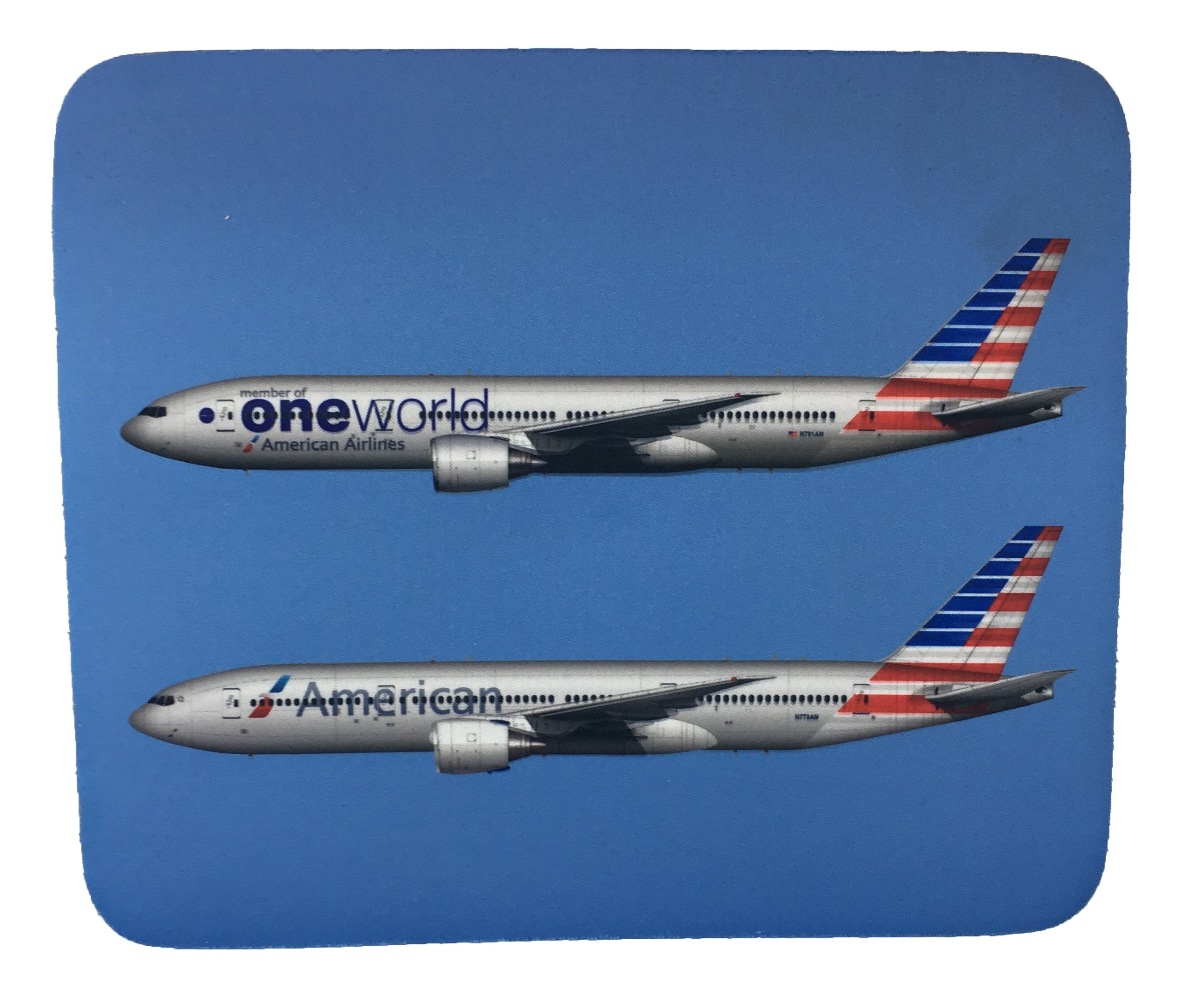 AA 777 New Livery Mousepad by Norebbo