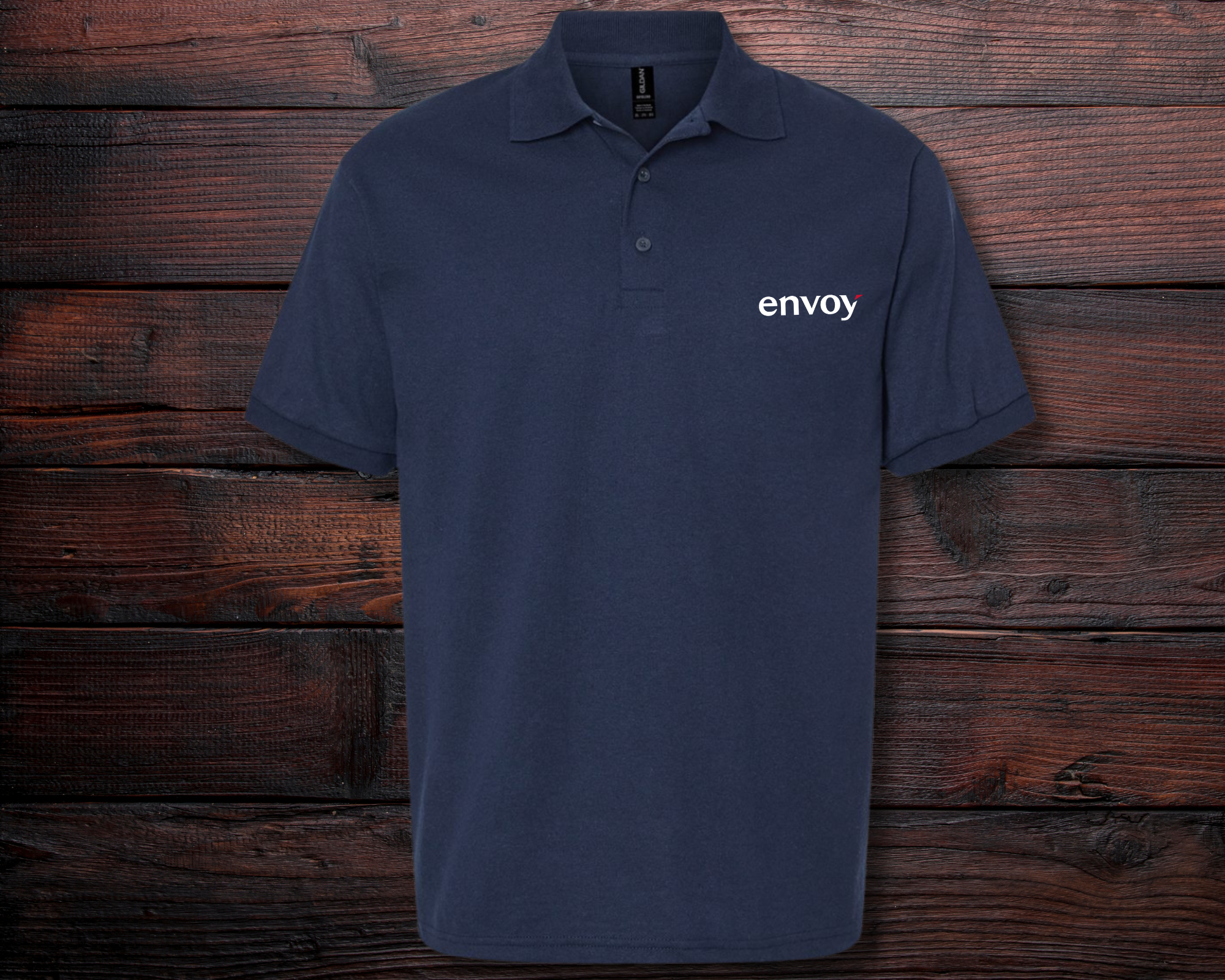 Envoy Logo Wicking Polo Left chest Embroidery