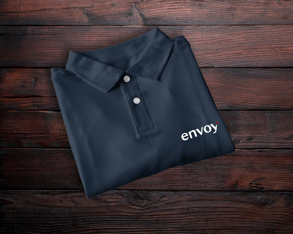 Envoy Logo Wicking Polo Left chest Embroidery