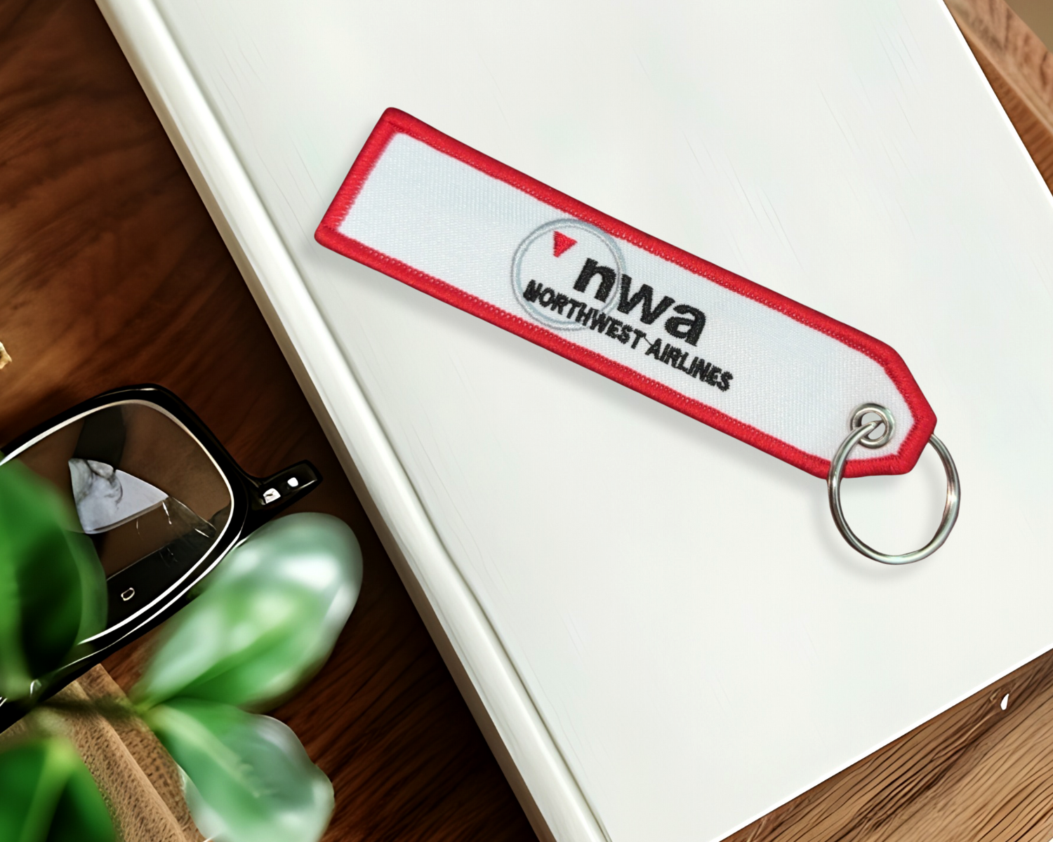 Northwest Airlines Logo Key Tag