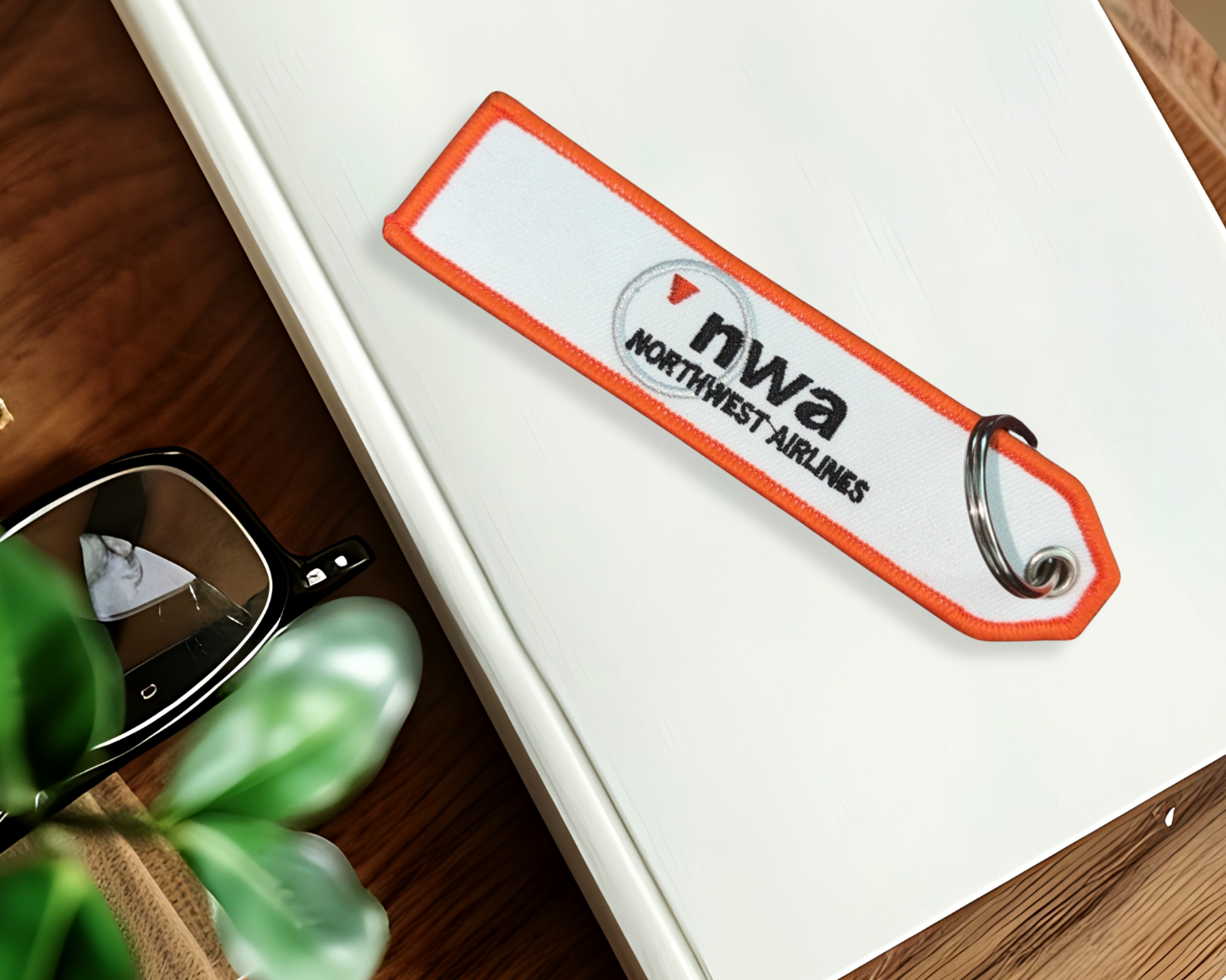 Northwest Airlines Logo Key Tag