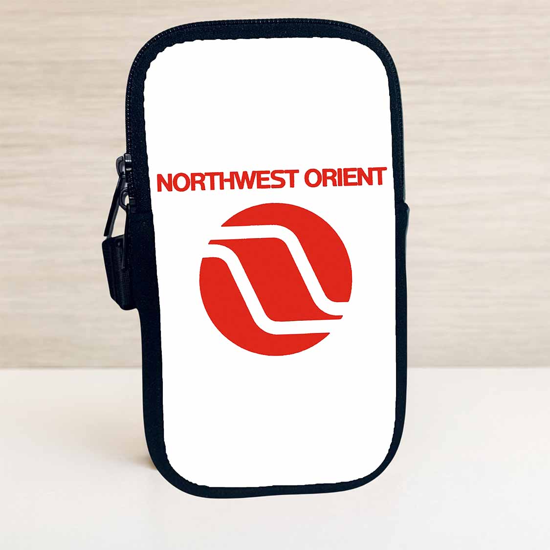 Northwest Orient Airlines Logo Bag Sticker Travel Pouch