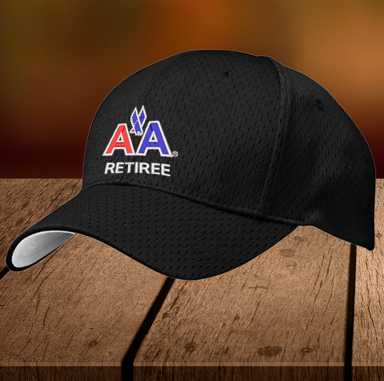 American Airlines Old AA Logo Retiree Mesh Cap