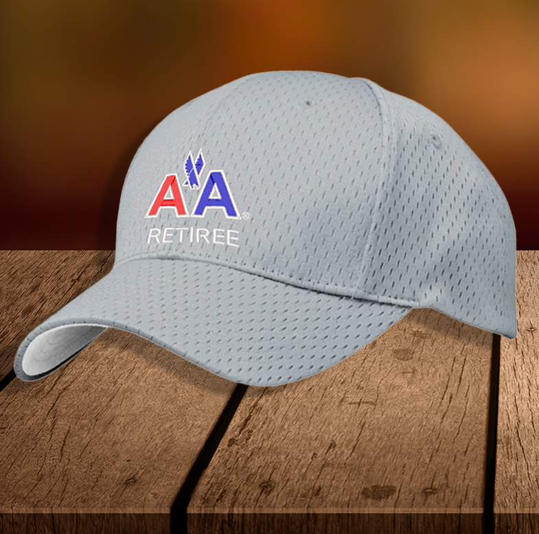 American Airlines Old AA Logo Retiree Mesh Cap