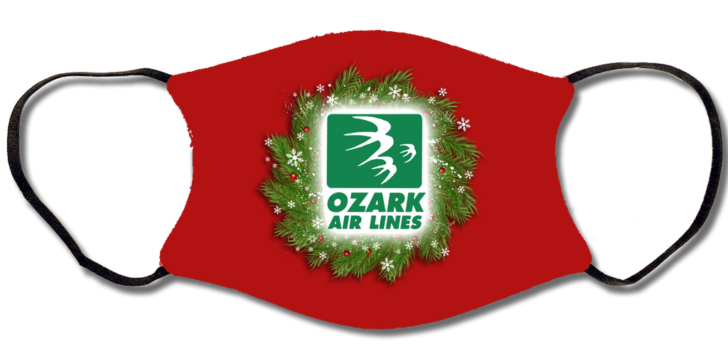 Ozark Airlines Christmas Face Mask