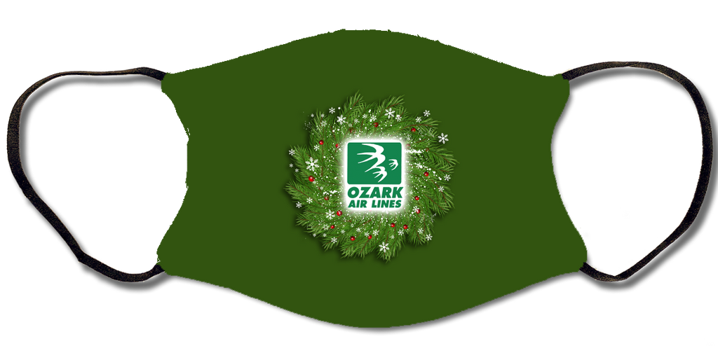 Ozark Airlines Christmas Face Mask
