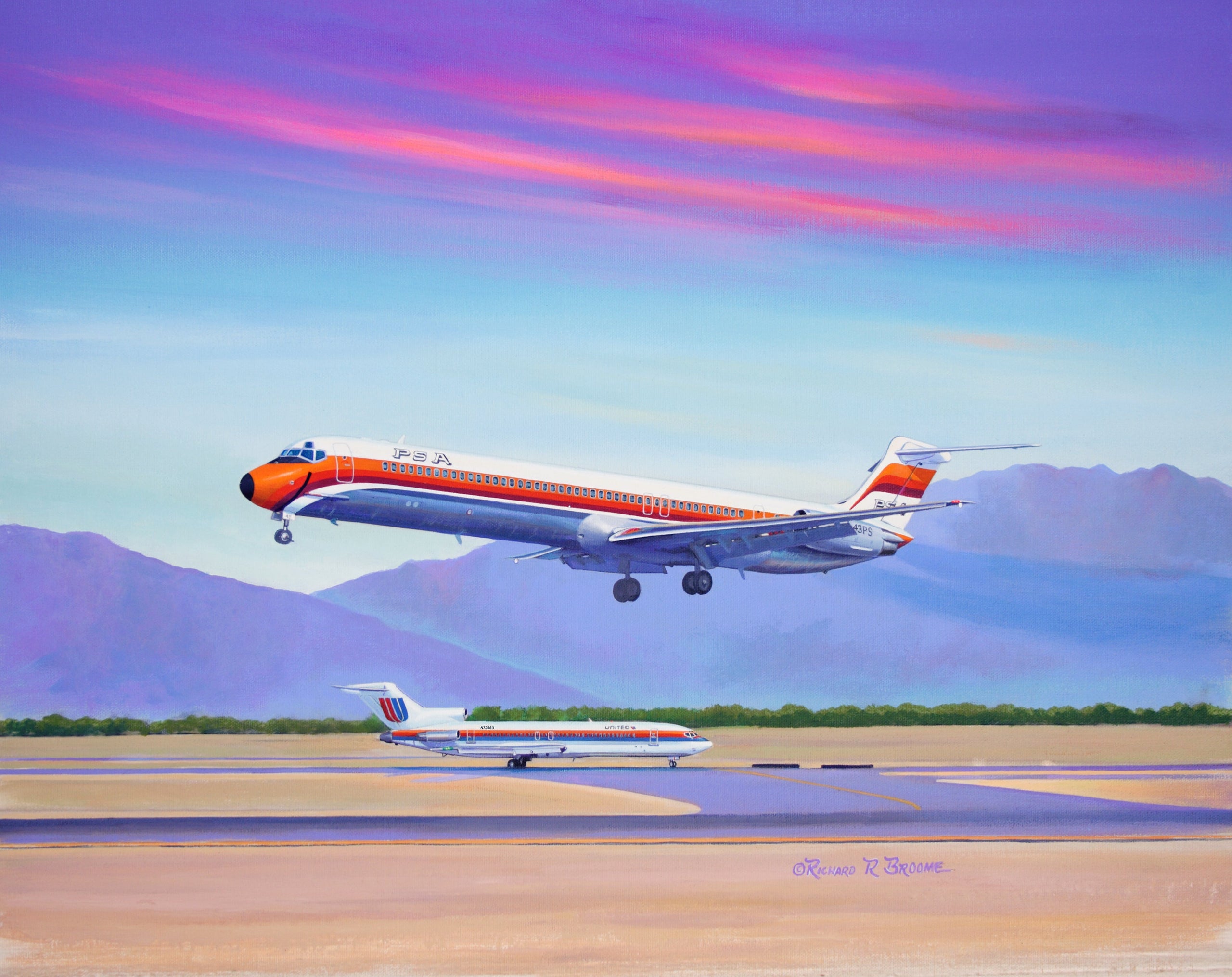 PSA DC9 Note Cards by Rick Broome - Pack of 12