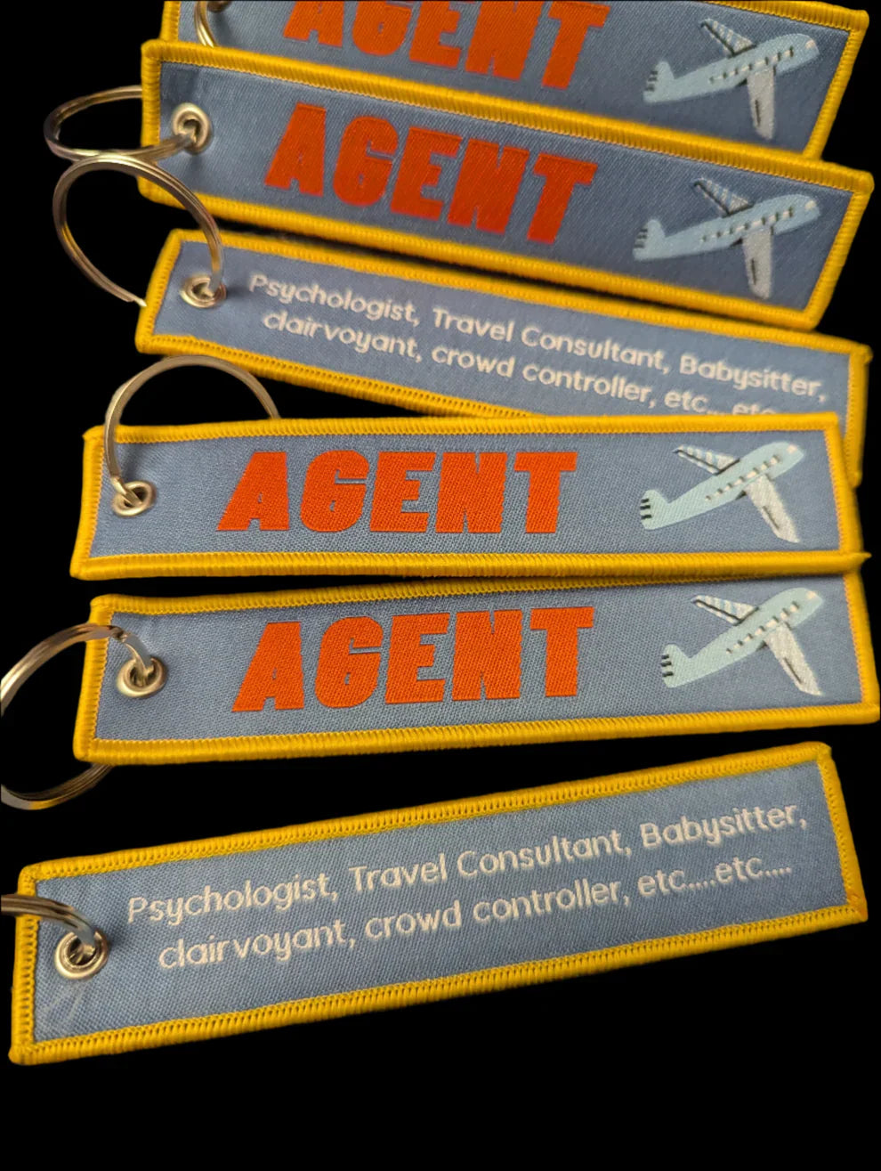 Agent Luggage Key Tag