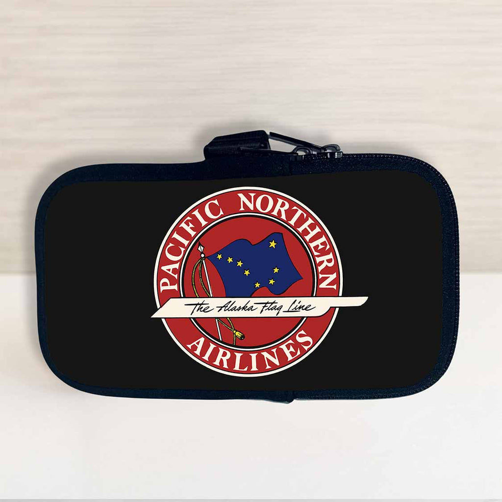 Pacific Northern Airlines Vintage Bag Sticker Travel Pouch