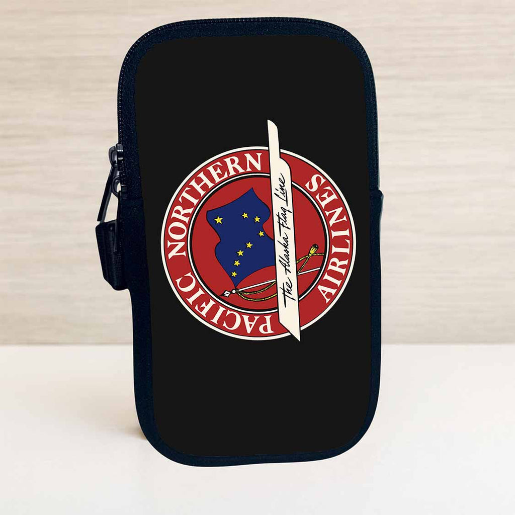 Pacific Northern Airlines Vintage Bag Sticker Travel Pouch