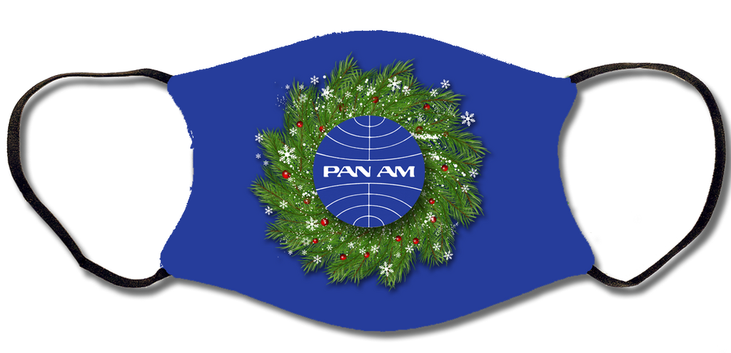 Pan Am Christmas Face Mask