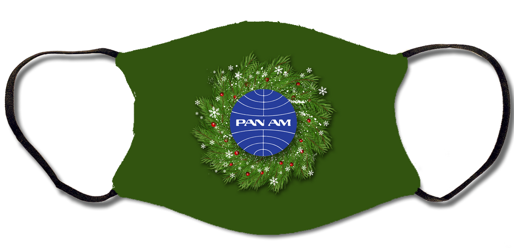 Pan Am Christmas Face Mask