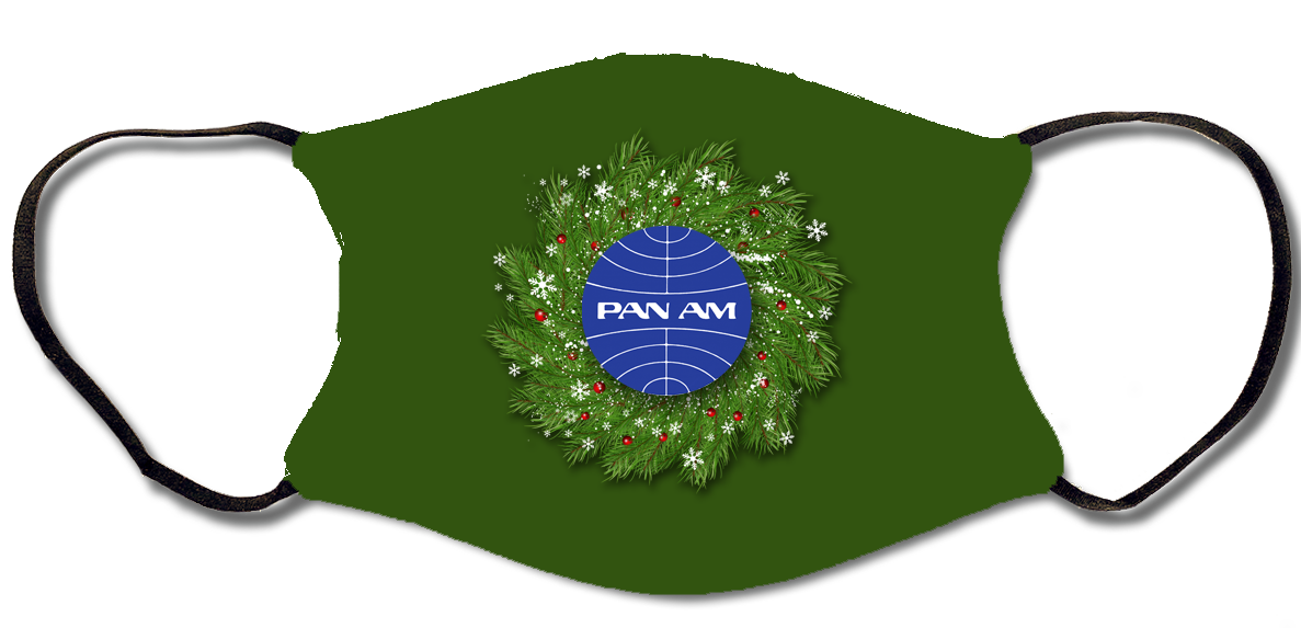 Pan Am Christmas Face Mask