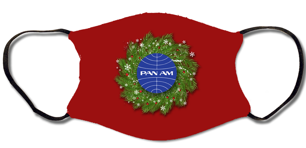 Pan Am Christmas Face Mask