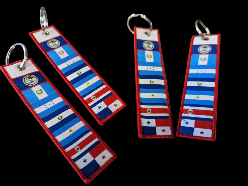 Central American Flags Luggage Tag