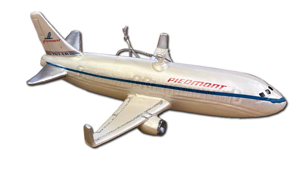 Piedmont Livery Airplane Christmas Ornament