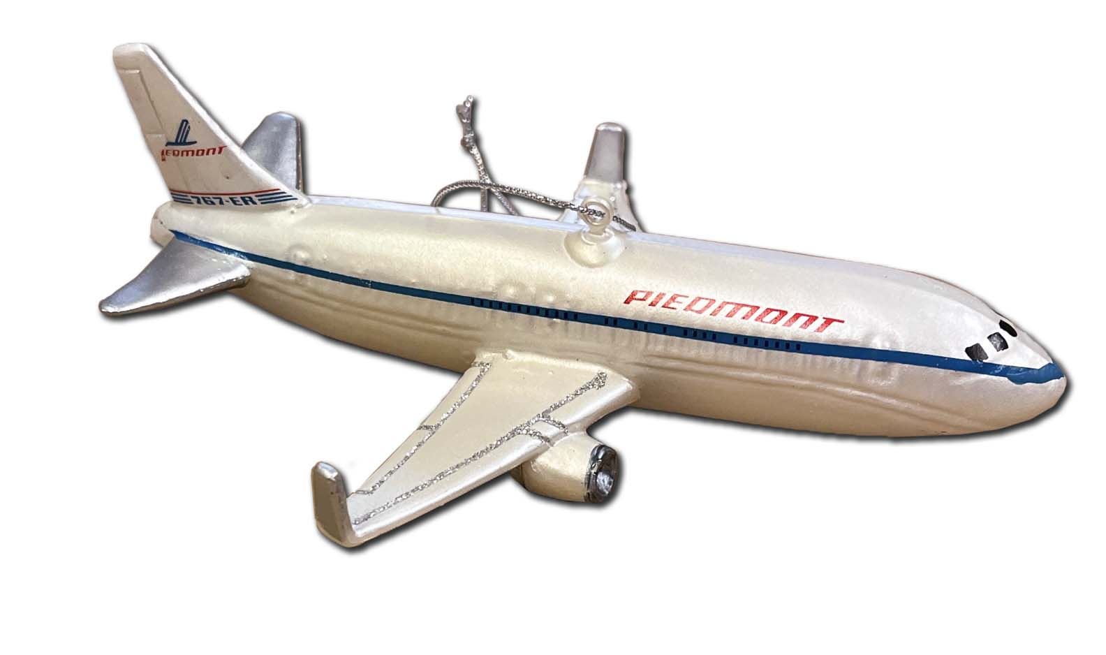 Piedmont Livery Airplane Christmas Ornament