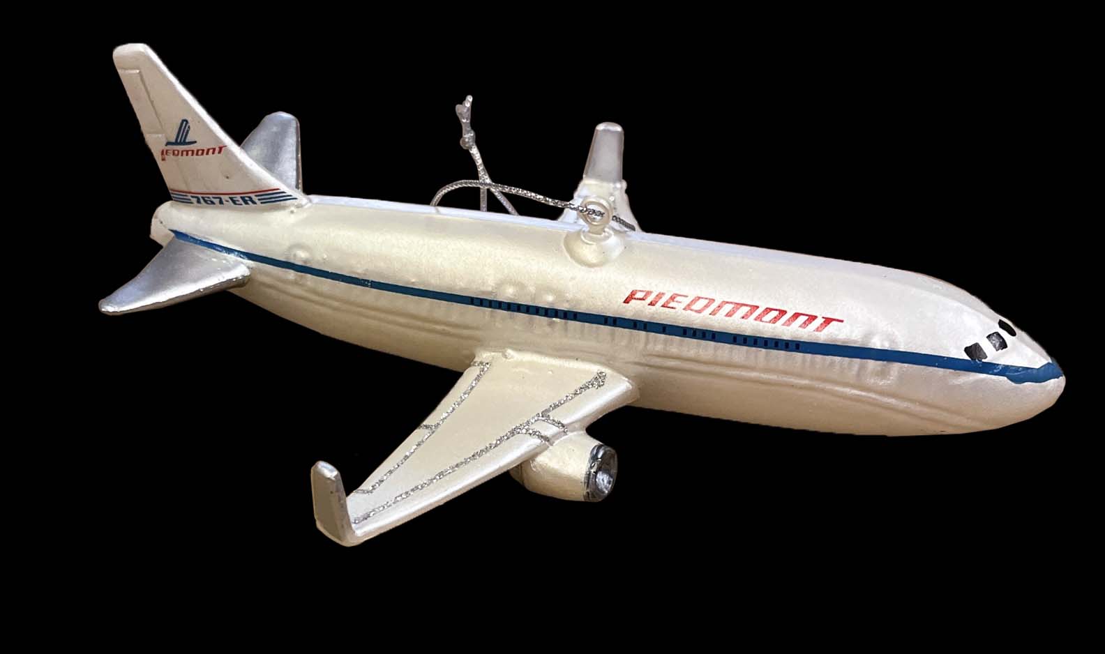 Piedmont Livery Airplane Christmas Ornament