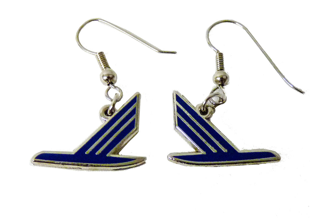 Piedmont Speedbird Logo Earrings