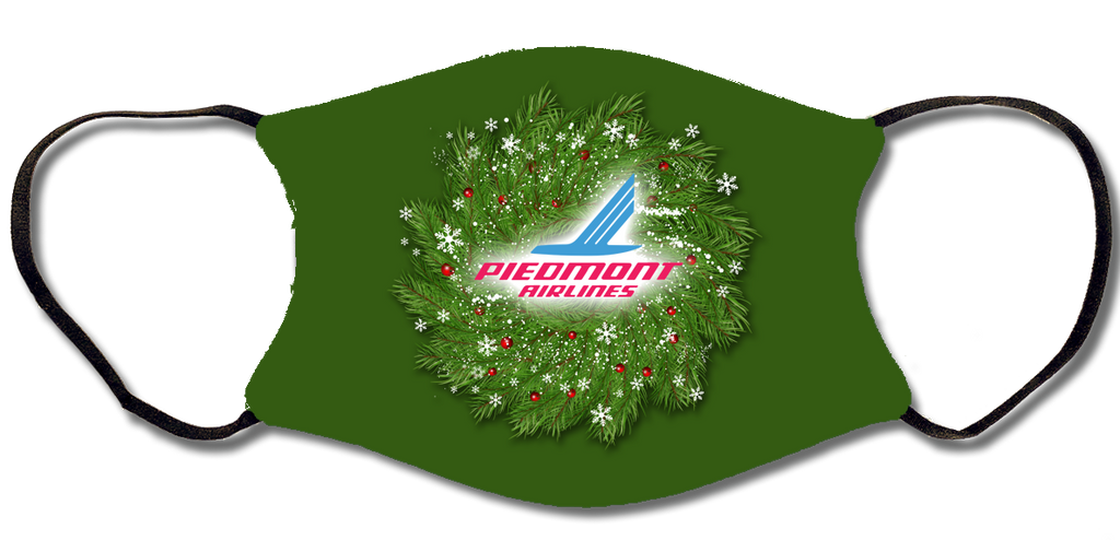 Piedmont Airlines Christmas Face Mask