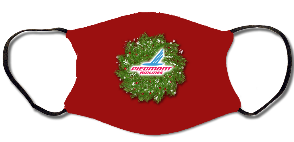 Piedmont Airlines Christmas Face Mask