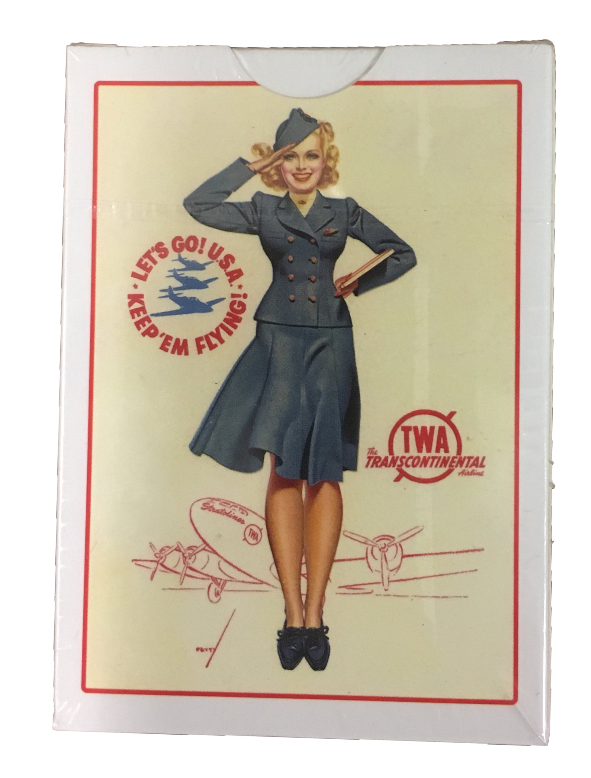 Playing Cards - TWA Petty Girl