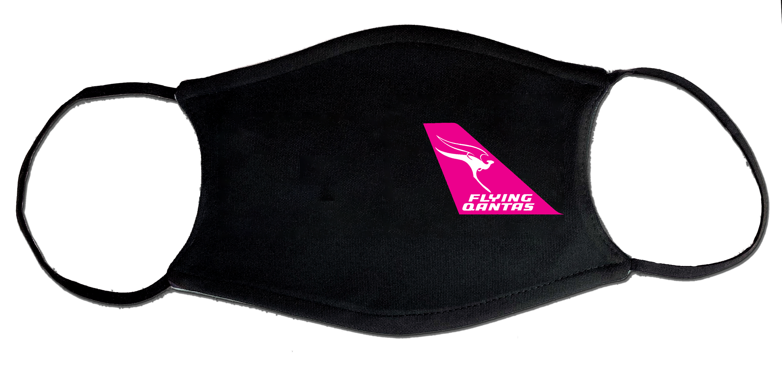 QANTAS Pink Logo Face Mask