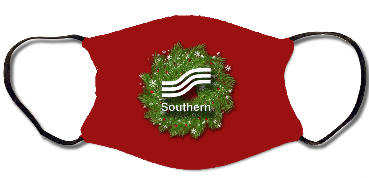 Southern Airways Christmas Face Mask