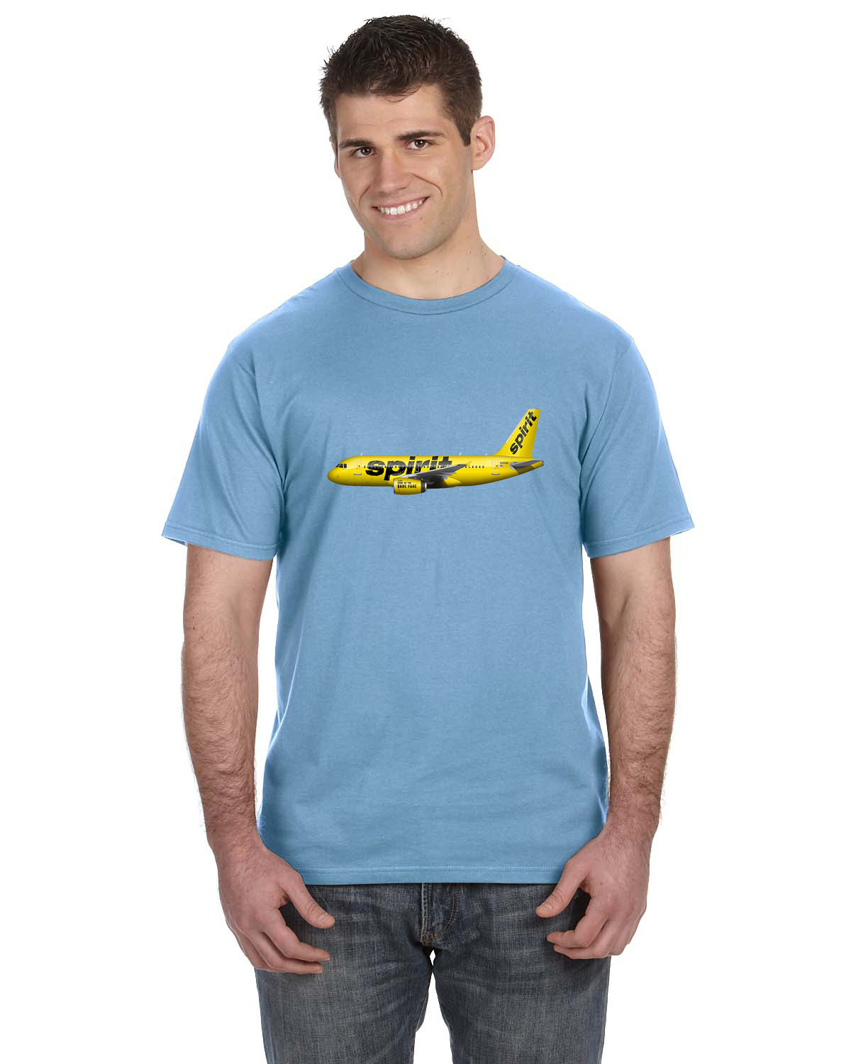 Spirit Airlines A319 Yellow Livery T-shirt
