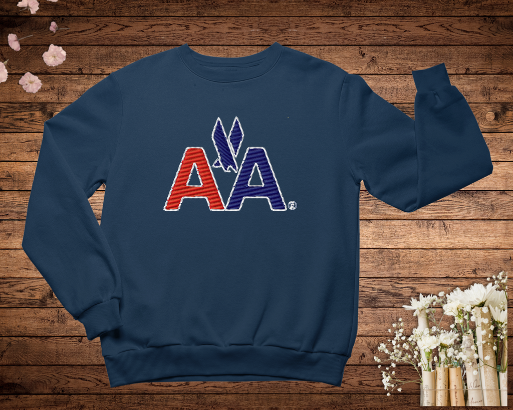 Old AA 1968 Logo - Full Chest - Embroidered Sweatshirt