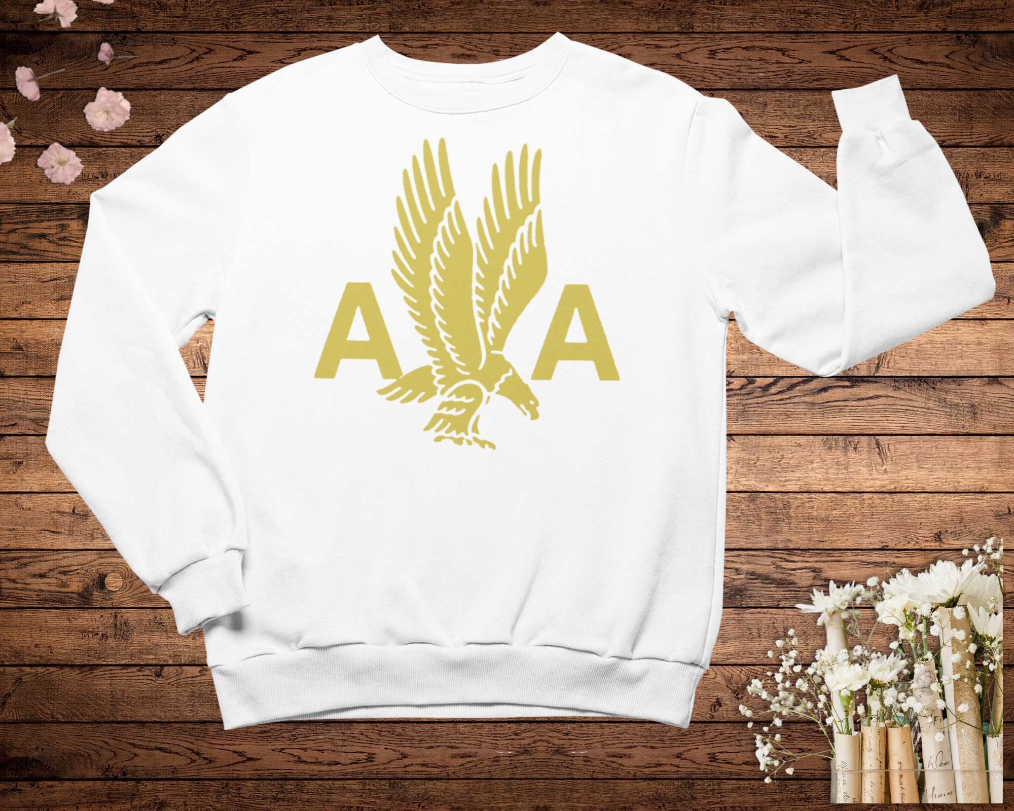 AA 1940's Logo - Full Chest - Embroidered Sweatshirt