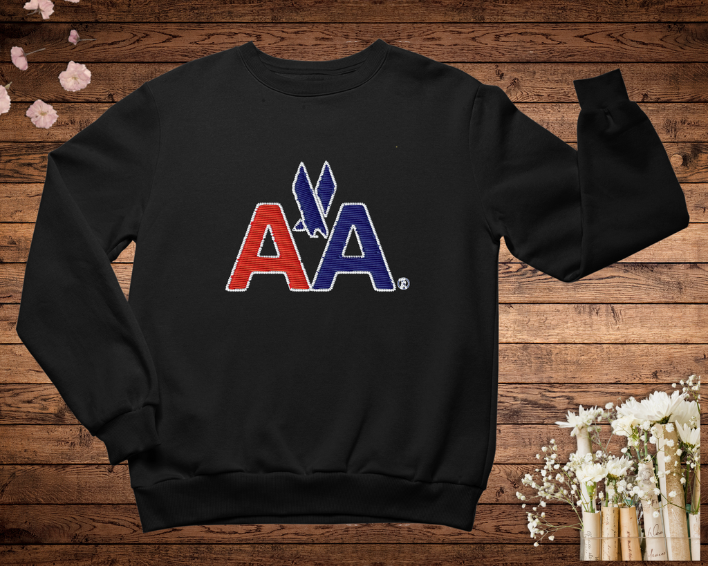 Old AA 1968 Logo - Full Chest - Embroidered Sweatshirt