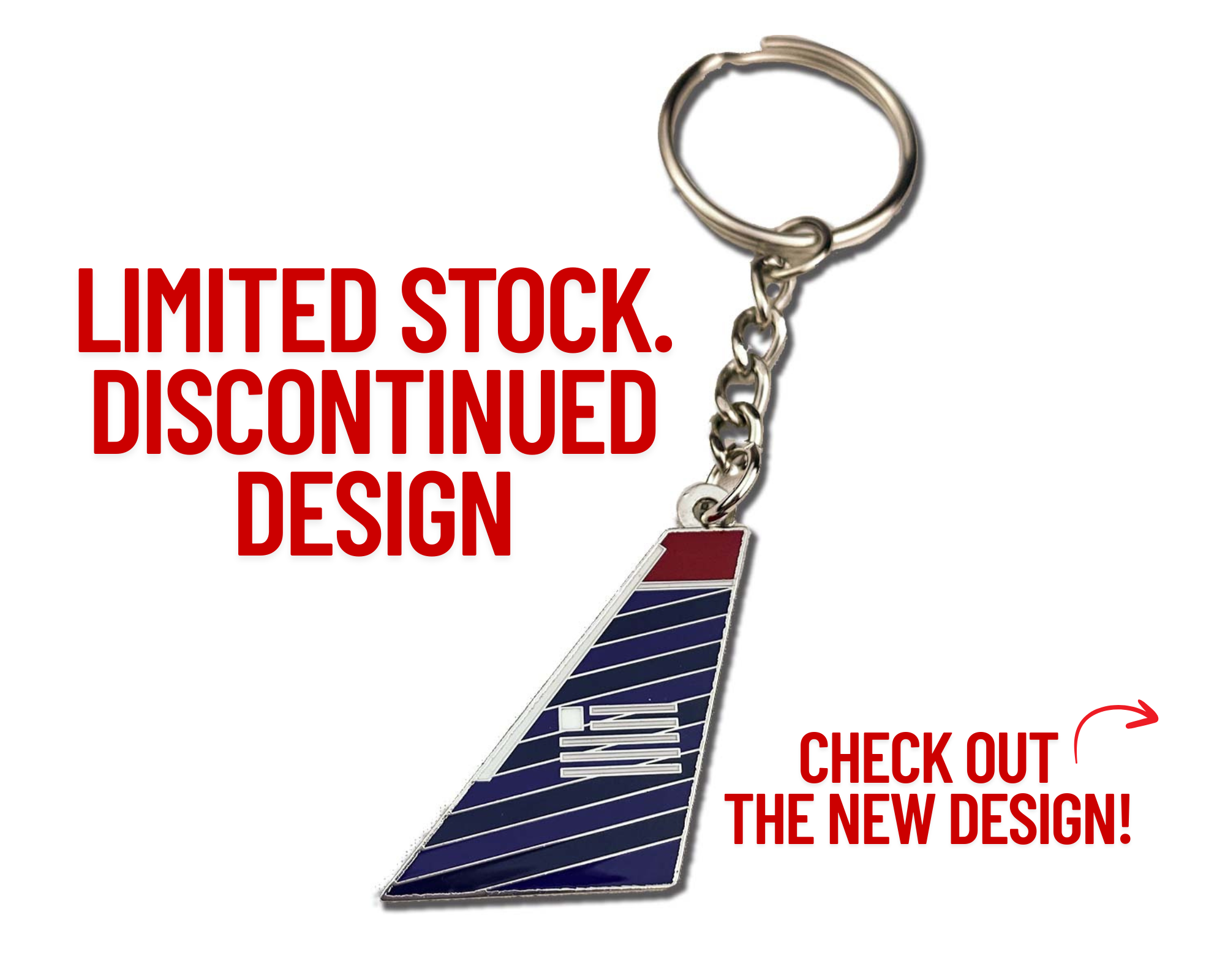 US Airways Livery Tail Keychain
