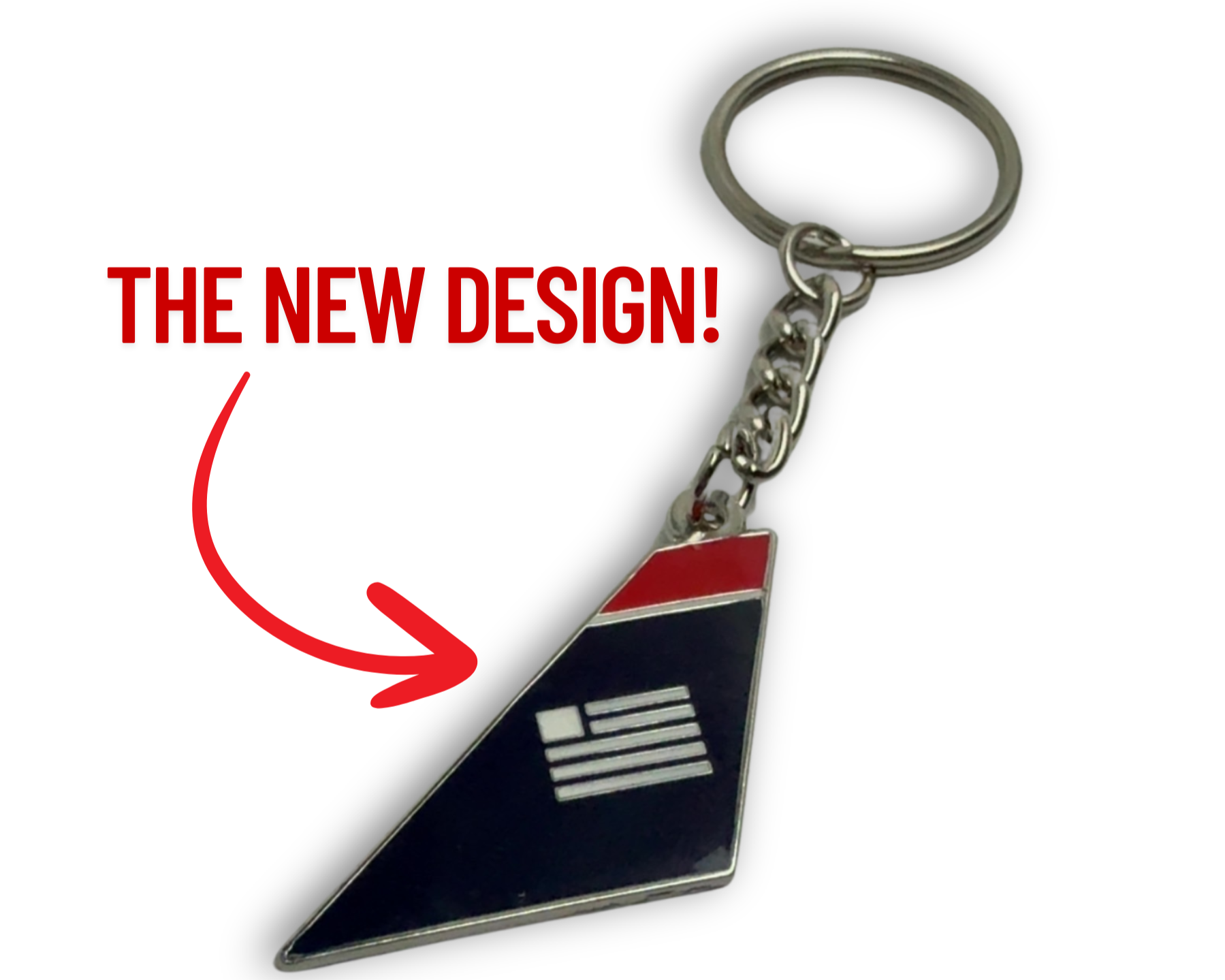 US Airways Livery Tail Keychain