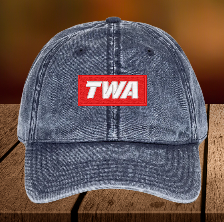 TWA Red Box Logo Cap