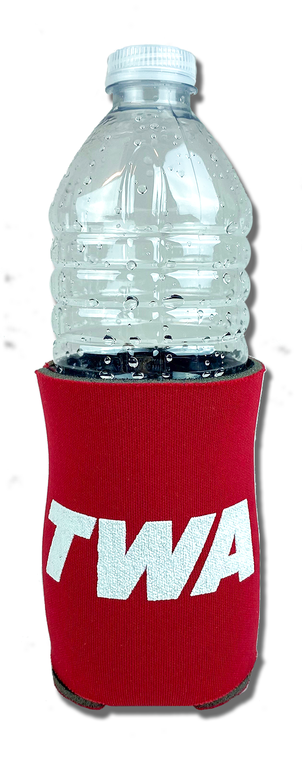 TWA Red Logo Beverage Wrap