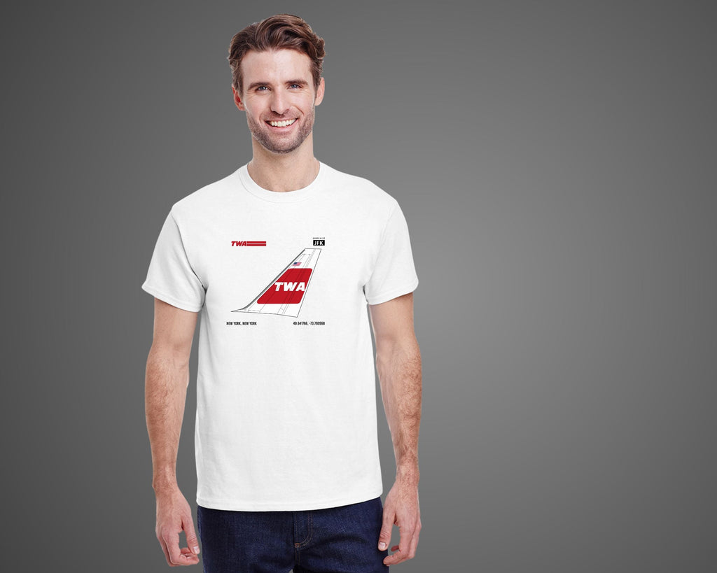 TWA JFK Hub - Unisex Ash Grey T-Shirt