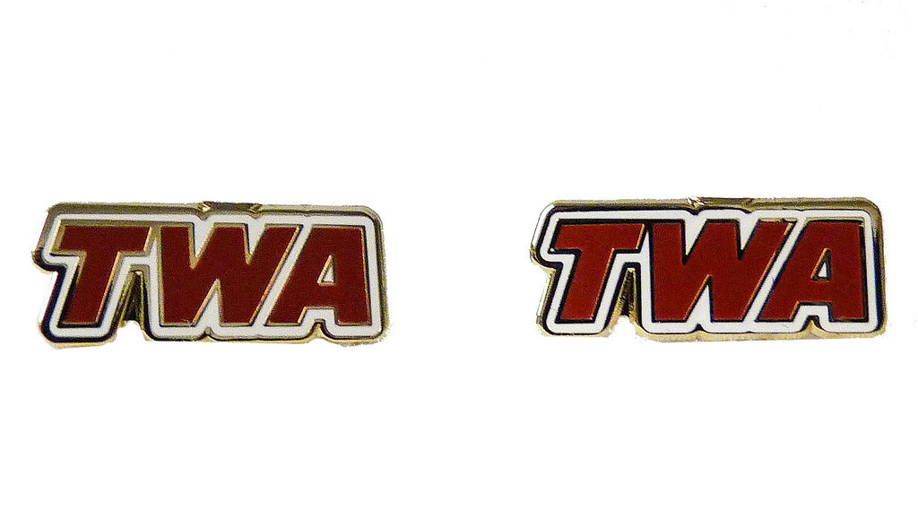 TWA Red Logo Earrings