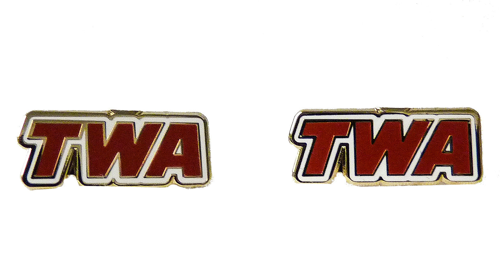 TWA Red Logo Earrings