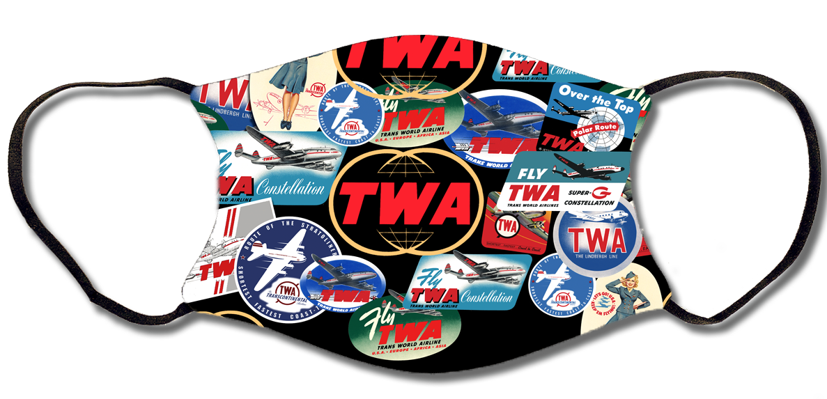 TWA Vintage Collage Face Mask