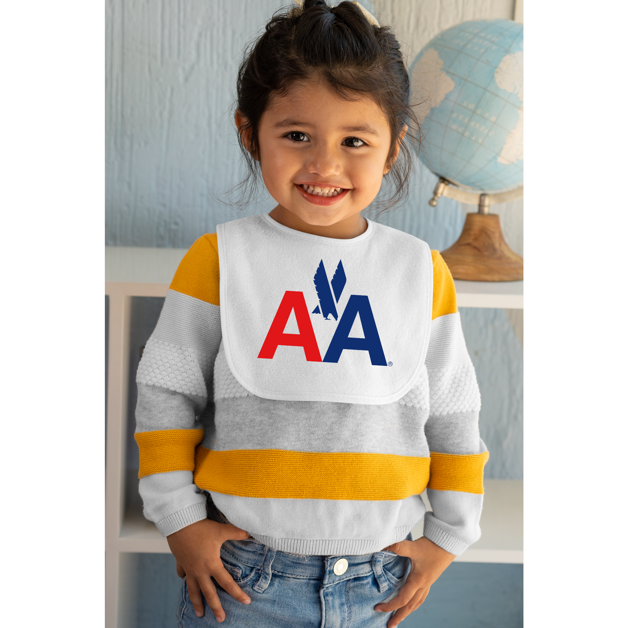 AA - Old AA FLEECE Baby Bib