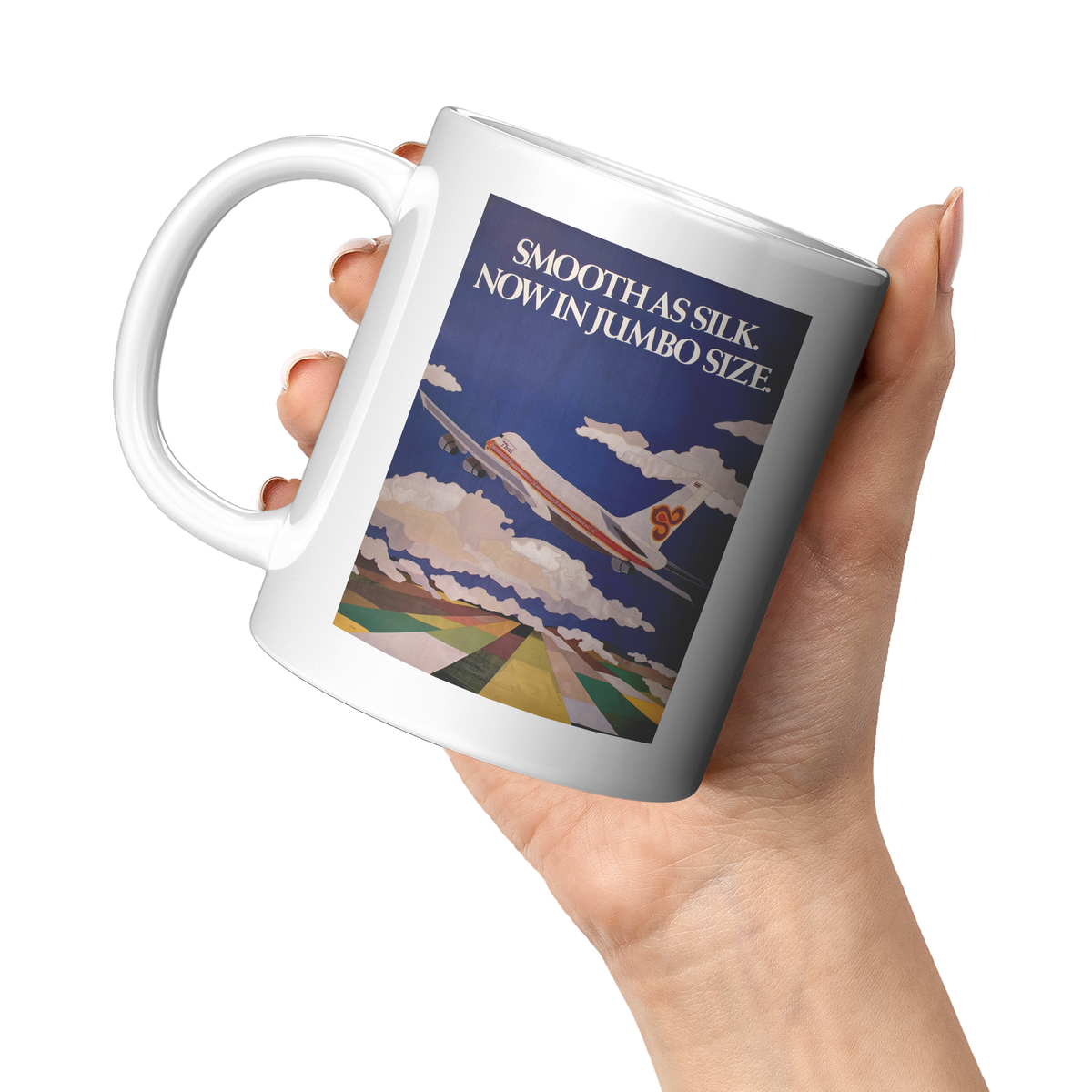 Thai_Airways_Vintage_Smooth_as_Silk_Jumb_11oz_White_LH_Model_Mockup.png_16298264