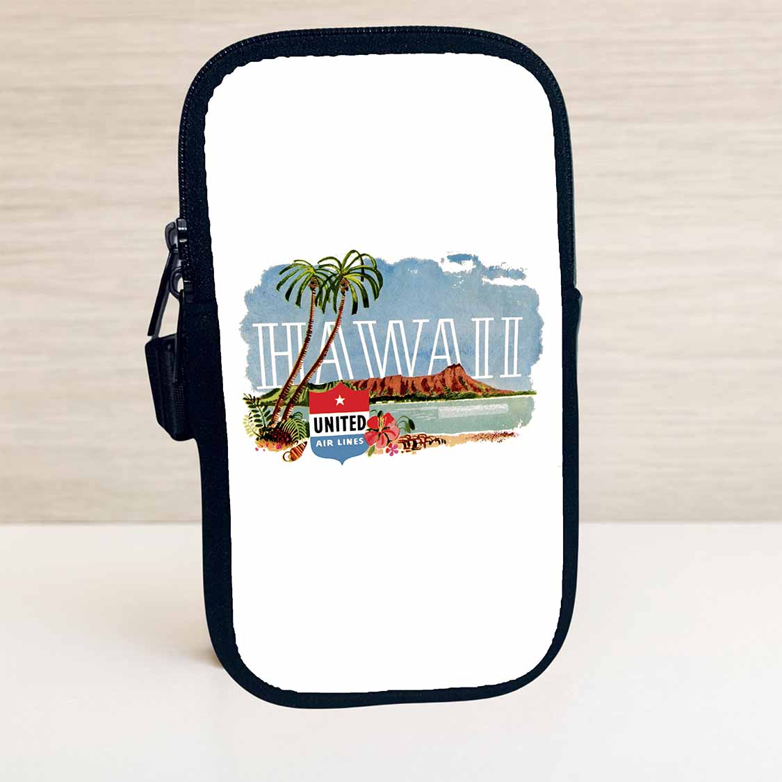 United Airlines Hawaii Bag Sticker Travel Pouch