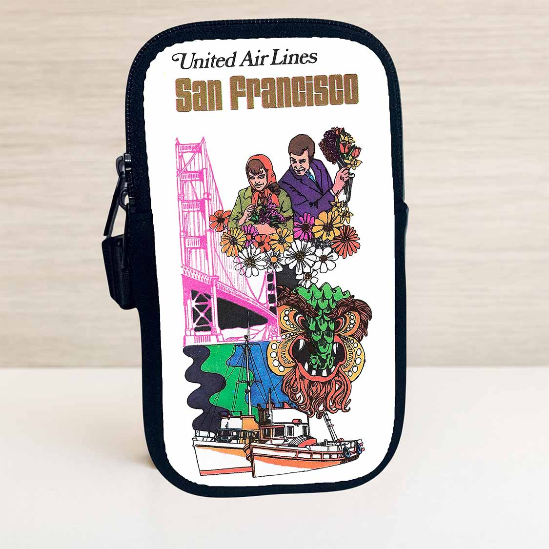 United Airlines San Francisco Travel Pouch