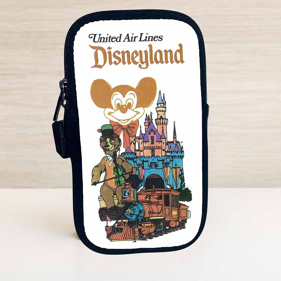 United Airlines Disneyland Travel Pouch