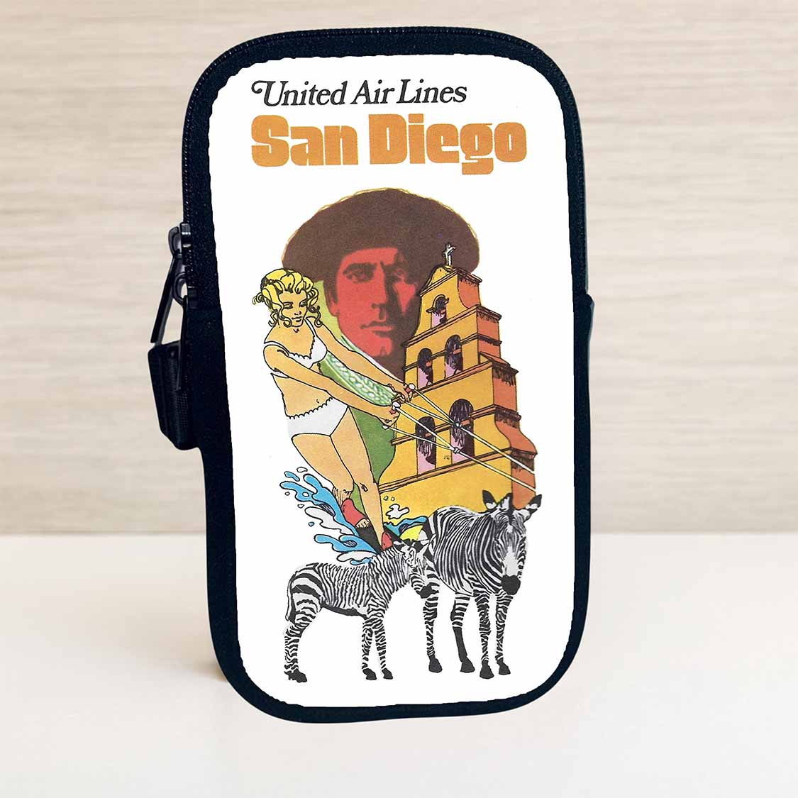 United Airlines San Diego Travel Pouch