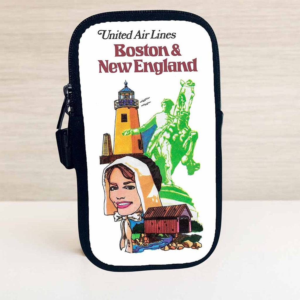 United Airlines Boston & New England Travel Pouch
